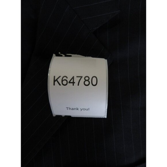 Barneys New York Sport Coat 44 Long Loro Piana Fabric Blazer Pinstripe - Picture 15 of 15